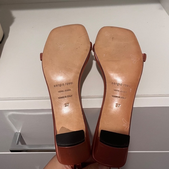 Sergio Rossi SR1 Pink Satin Sandals with Crystal Stones NWT - Picture 10 of 12